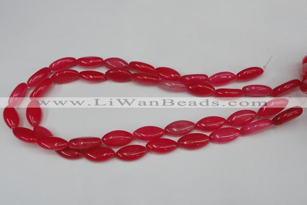 CCN574 15.5 inches 10*20mm marquise candy jade beads wholesale