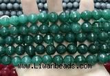 CCN5789 15 inches 10mm faceted round candy jade beads