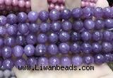 CCN5797 15 inches 10mm faceted round candy jade beads