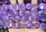 CCN5875 15 inches 15mm flat round candy jade beads Wholesale