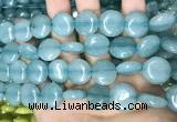 CCN5887 15 inches 15mm flat round candy jade beads Wholesale