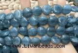 CCN5896 15 inches 15mm flat round candy jade beads Wholesale