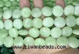 CCN5900 15 inches 15mm flat round candy jade beads Wholesale