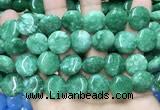 CCN5907 15 inches 15mm flat round candy jade beads Wholesale