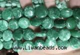 CCN5909 15 inches 15mm flat round candy jade beads Wholesale