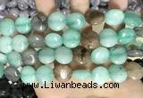 CCN5910 15 inches 15mm flat round candy jade beads Wholesale