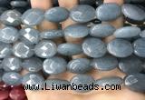 CCN5981 15 inches 13*18mm faceted oval candy jade beads