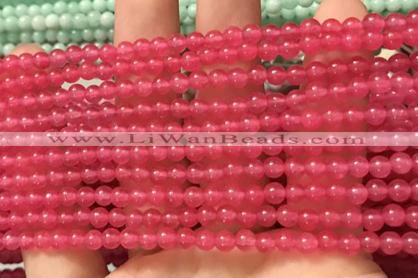 CCN6007 15.5 inches 4mm round candy jade beads Wholesale