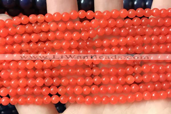 CCN6029 15.5 inches 4mm round candy jade beads Wholesale