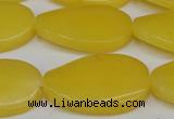 CCN616 15.5 inches 22*30mm twisted oval candy jade beads wholesale