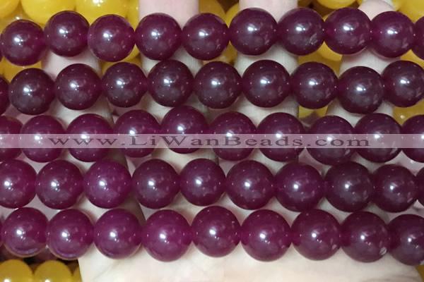 CCN6174 15.5 inches 12mm round candy jade beads Wholesale