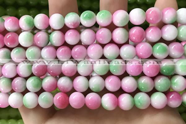 CCN6194 15.5 inches 8mm round candy jade beads Wholesale