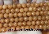 CCN6346 6mm, 8mm, 10mm, 12mm & 14mm faceted round candy jade beads