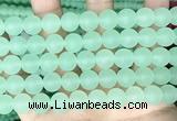 CCN6365 15.5 inches 6mm, 8mm, 10mm & 12mm round matte candy jade beads