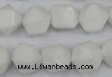 CCN660 15.5 inches 15*15mm faceted nuggets candy jade beads