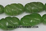 CCN683 15.5 inches 15*23mm carved oval candy jade beads wholesale