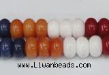 CCN721 15.5 inches 6*10mm rondelle candy jade beads wholesale