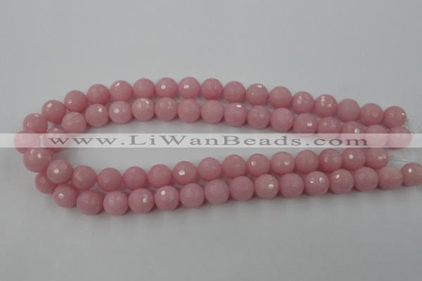 CCN752 15.5 inches 4mm faceted round candy jade beads wholesale