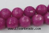 CCN755 15.5 inches 4mm faceted round candy jade beads wholesale