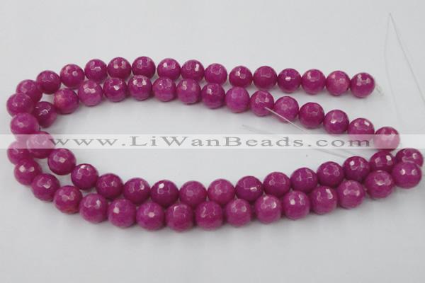 CCN755 15.5 inches 4mm faceted round candy jade beads wholesale