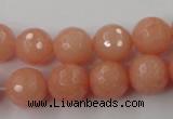 CCN758 15.5 inches 4mm faceted round candy jade beads wholesale