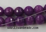 CCN762 15.5 inches 4mm faceted round candy jade beads wholesale