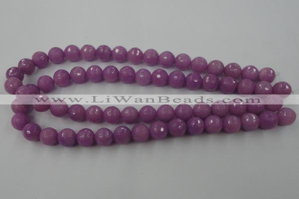 CCN778 15.5 inches 6mm faceted round candy jade beads wholesale