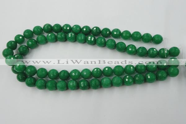 CCN797 15.5 inches 8mm faceted round candy jade beads wholesale