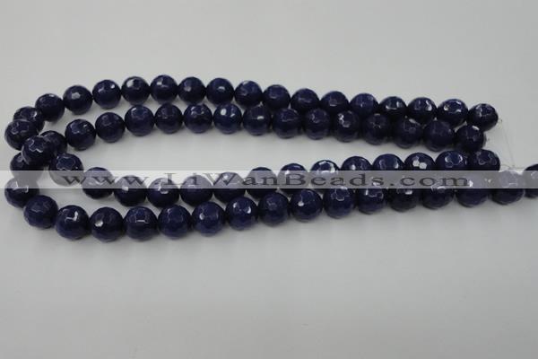 CCN833 15.5 inches 12mm faceted round candy jade beads wholesale