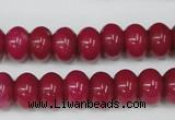 CCN93 15.5 inches 8*12mm rondelle candy jade beads wholesale