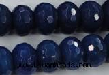 CCN940 15.5 inches 12*16mm faceted rondelle candy jade beads