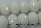 CCN943 15.5 inches 14*18mm faceted rondelle candy jade beads