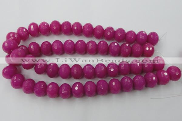 CCN945 15.5 inches 14*18mm faceted rondelle candy jade beads