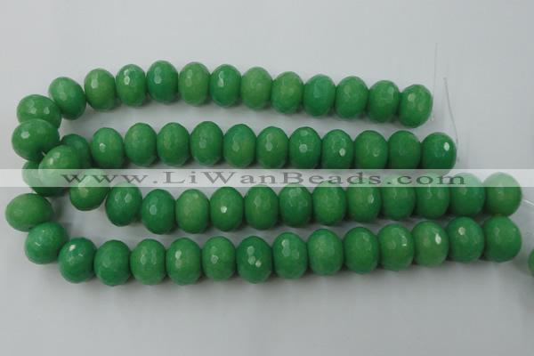 CCN950 15.5 inches 14*18mm faceted rondelle candy jade beads