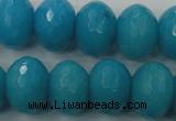 CCN951 15.5 inches 14*18mm faceted rondelle candy jade beads