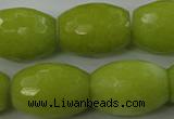 CCN967 15.5 inches 18*25mm faceted drum candy jade beads