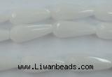 CCN973 15.5 inches 9*22mm faceted teardrop candy jade beads