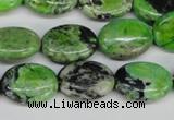 CCO136 15.5 inches 13*18mm oval dyed natural chrysotine beads