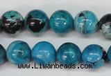 CCO166 15.5 inches 15mm round dyed natural chrysotine beads