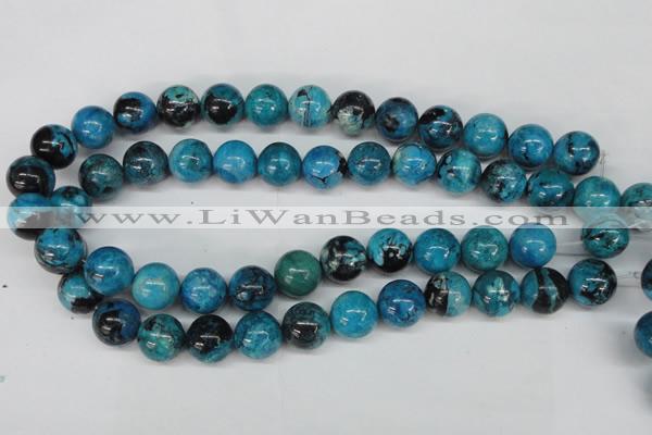 CCO168 15.5 inches 18mm round dyed natural chrysotine beads