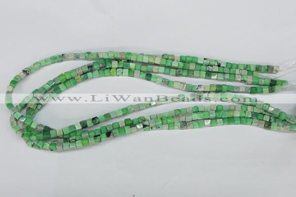 CCO26 15.5 inches 4*4mm cube natural chrysotine beads