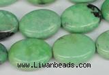 CCO37 15.5 inches 15*20mm oval natural chrysotine beads