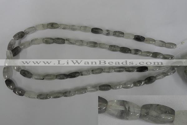 CCQ355 15.5 inches 6*12mm cuboid cloudy quartz beads wholesale