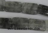 CCQ431 15.5 inches 15*20mm rectangle cloudy quartz beads wholesale