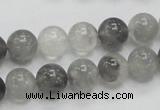 CCQ52 15.5 inches 10mm round cloudy quartz beads wholesale