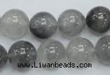 CCQ54 15.5 inches 14mm round cloudy quartz beads wholesale