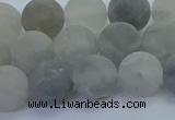 CCQ563 15.5 inches 10mm round matte cloudy quartz beads wholesale