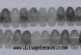 CCQ68 15.5 inches 6*10mm rondelle cloudy quartz beads wholesale