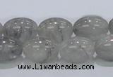 CCQ82 15.5 inches 13*18mm rice cloudy quartz beads wholesale