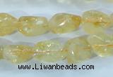 CCR101 15.5 inches 8-14mm natural citrine gemstone nugget beads